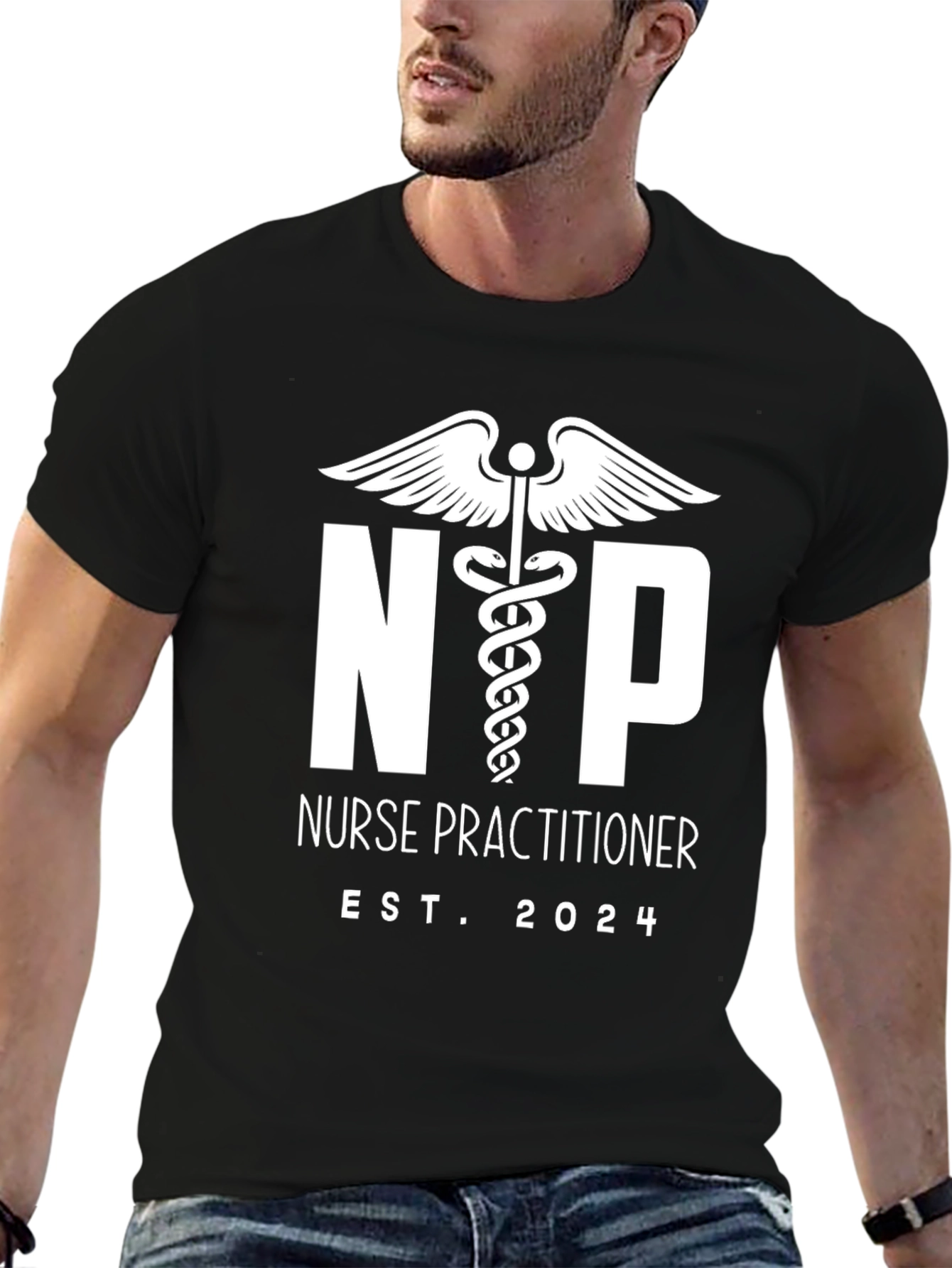 Nurse Practitioner Est. 2024 Black T-Shirt