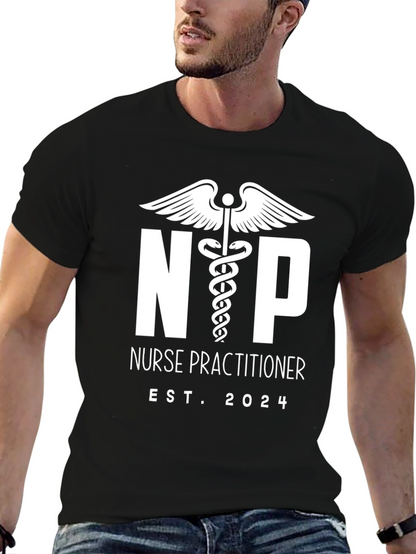 Nurse Practitioner Est. 2024 Black T-Shirt