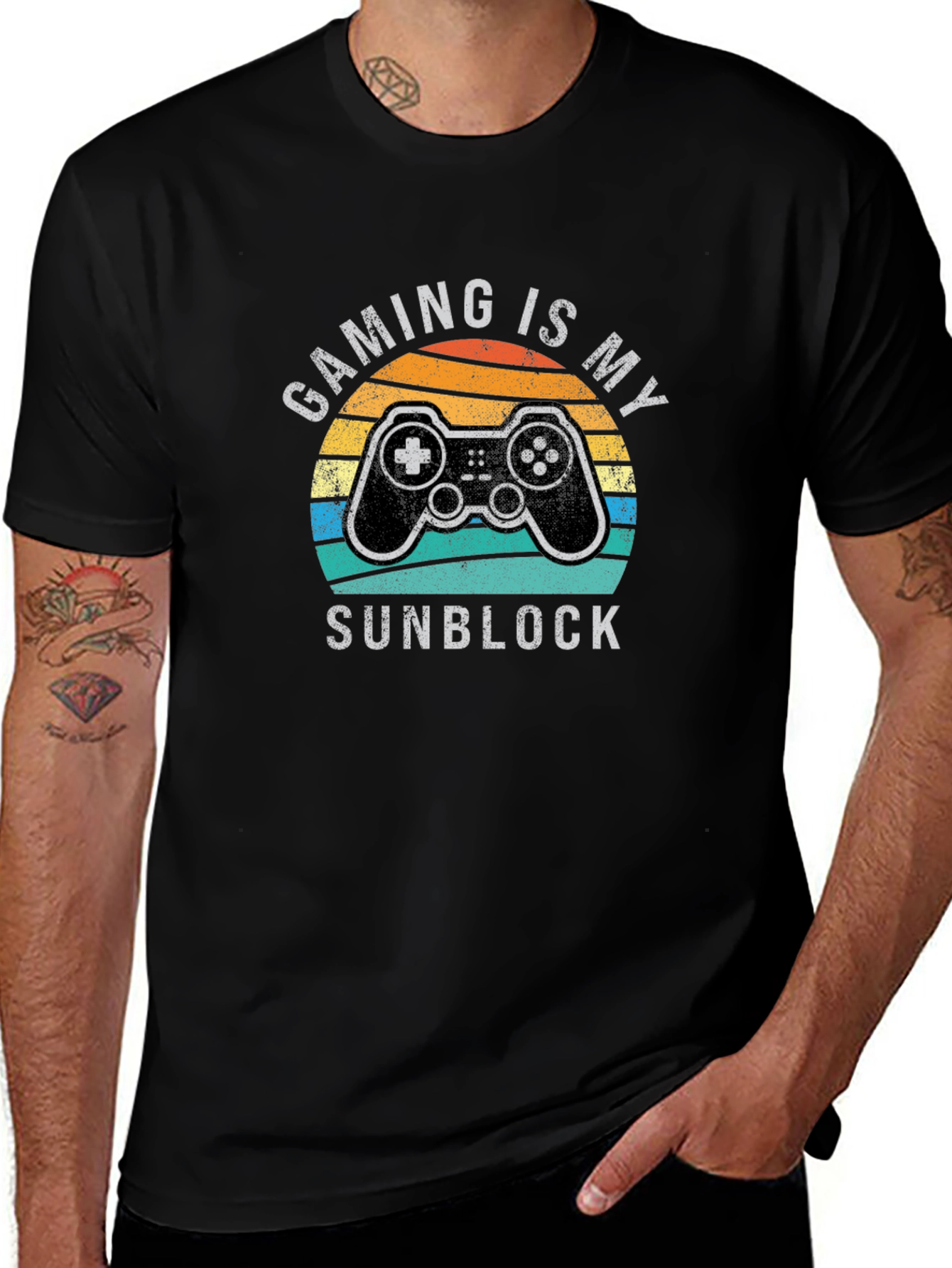 Gaming Is My Sunblock T-Shirt - Gamer Tee