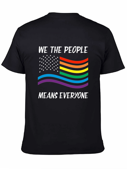 We The People Means Everyone LGBTQ Pride T-Shirt