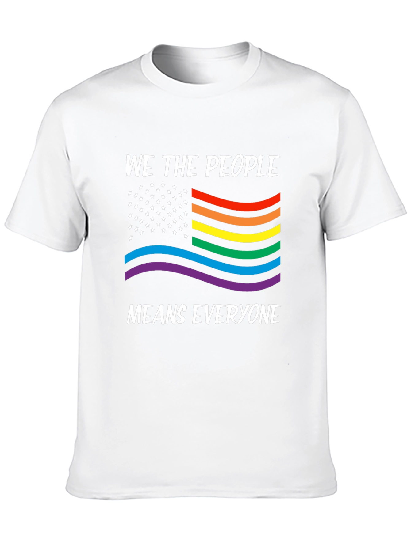 We The People Means Everyone LGBTQ Pride T-Shirt