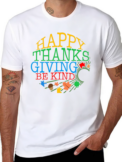 Happy Thanksgiving Autism Awareness Shirt