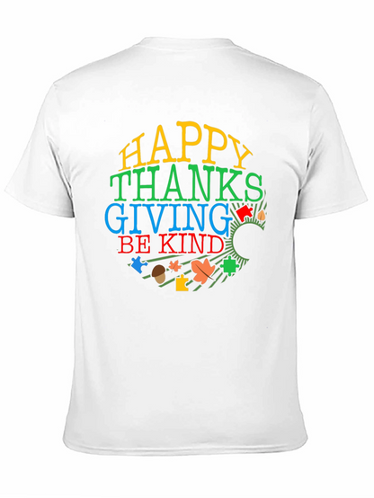 Happy Thanksgiving Autism Awareness Shirt