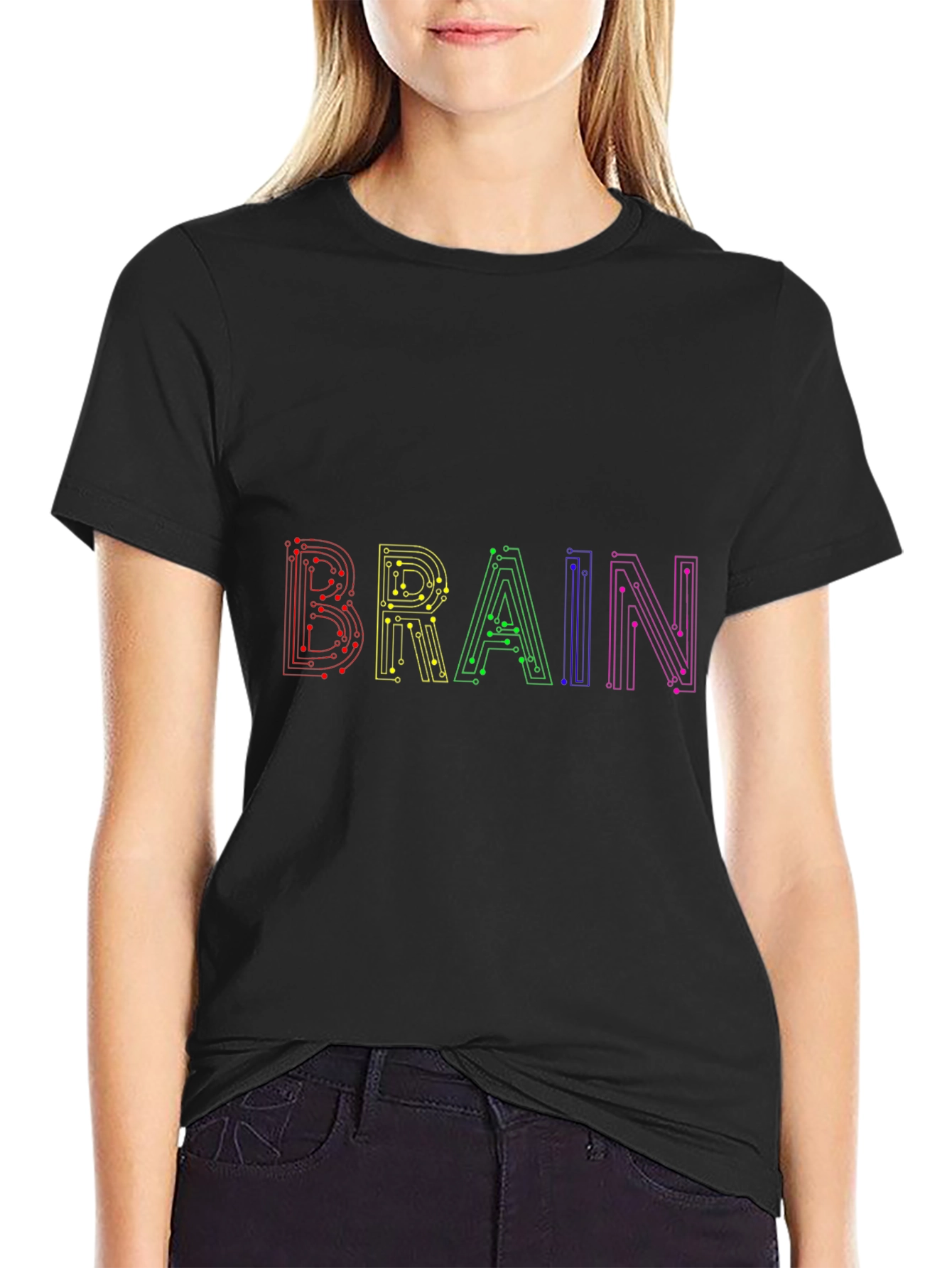 Circuit Brain T-Shirt - Black