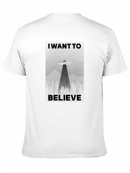 I Want to Believe UFO Graphic T-Shirt
