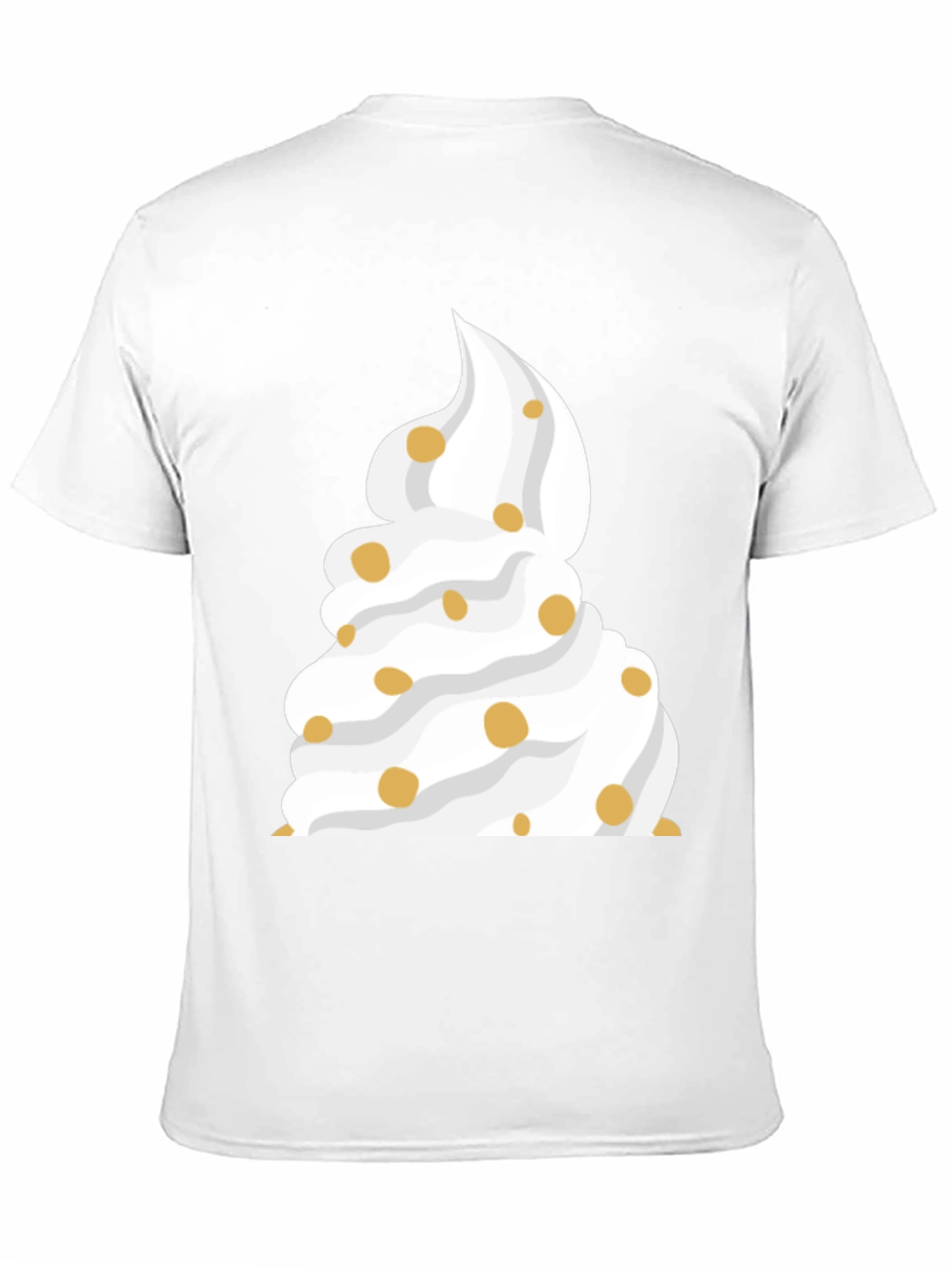 Whipped Cream Dessert Black T-Shirt