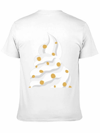 Whipped Cream Dessert Black T-Shirt