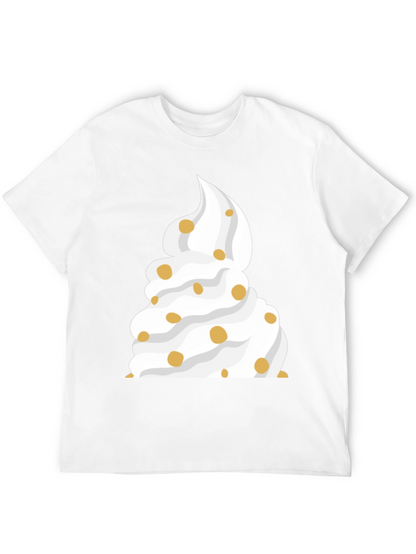 Whipped Cream Dessert Black T-Shirt