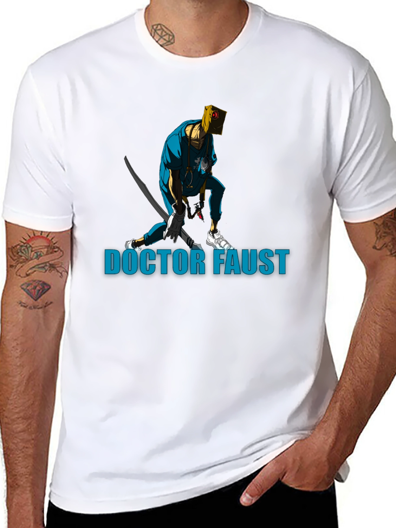 Doctor Faust Graphic Tee - Unique Anime Style
