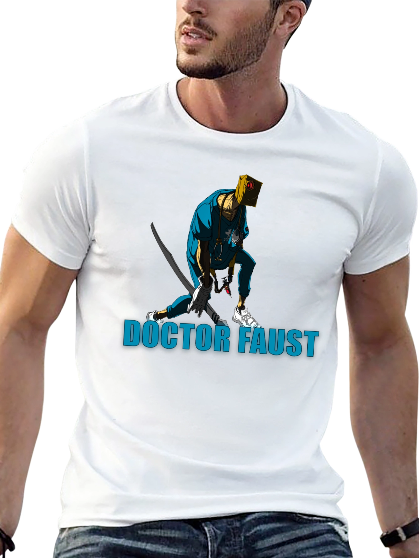 Doctor Faust Graphic Tee - Unique Anime Style