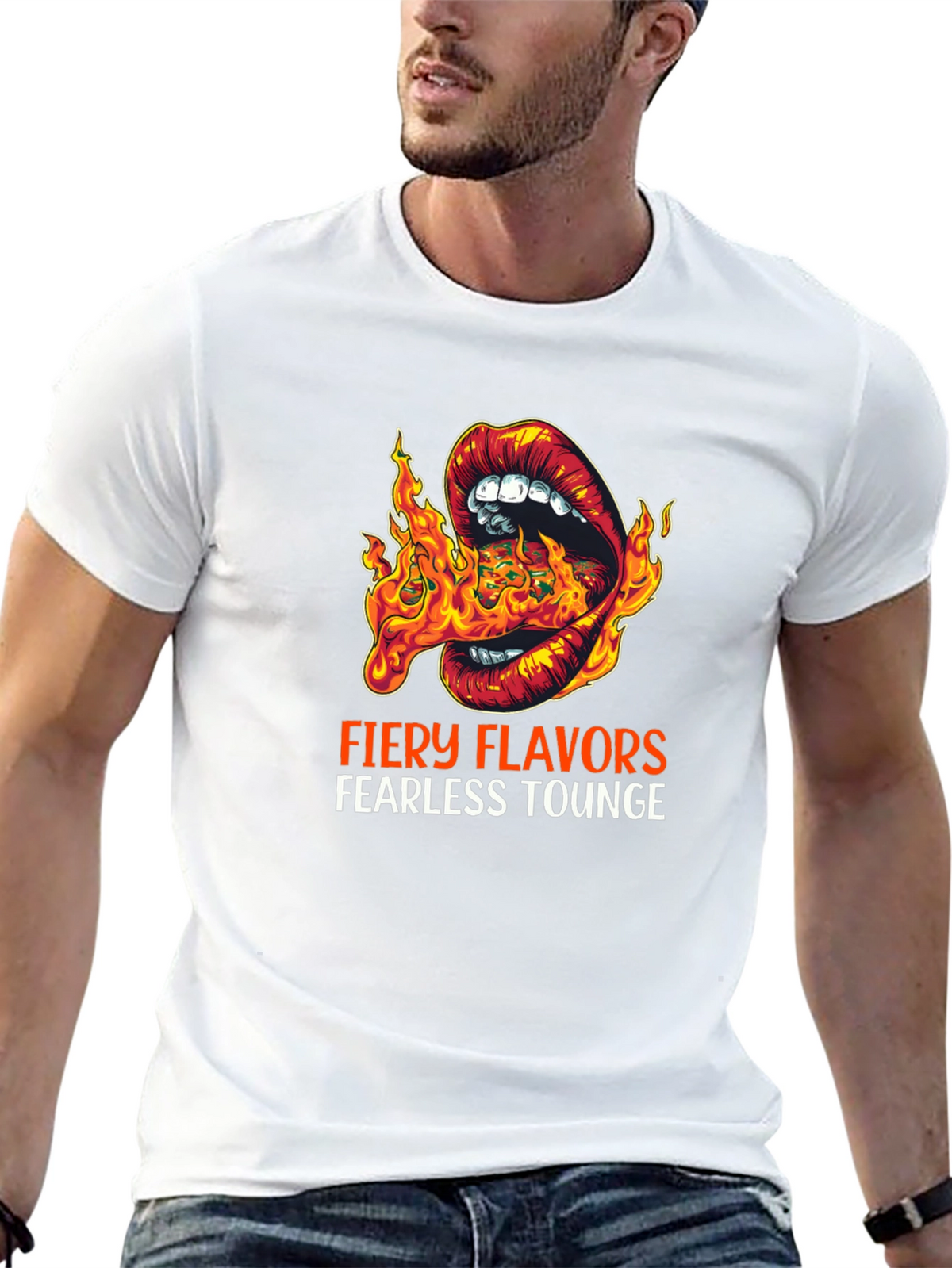 Fiery Flavors Graphic T-Shirt