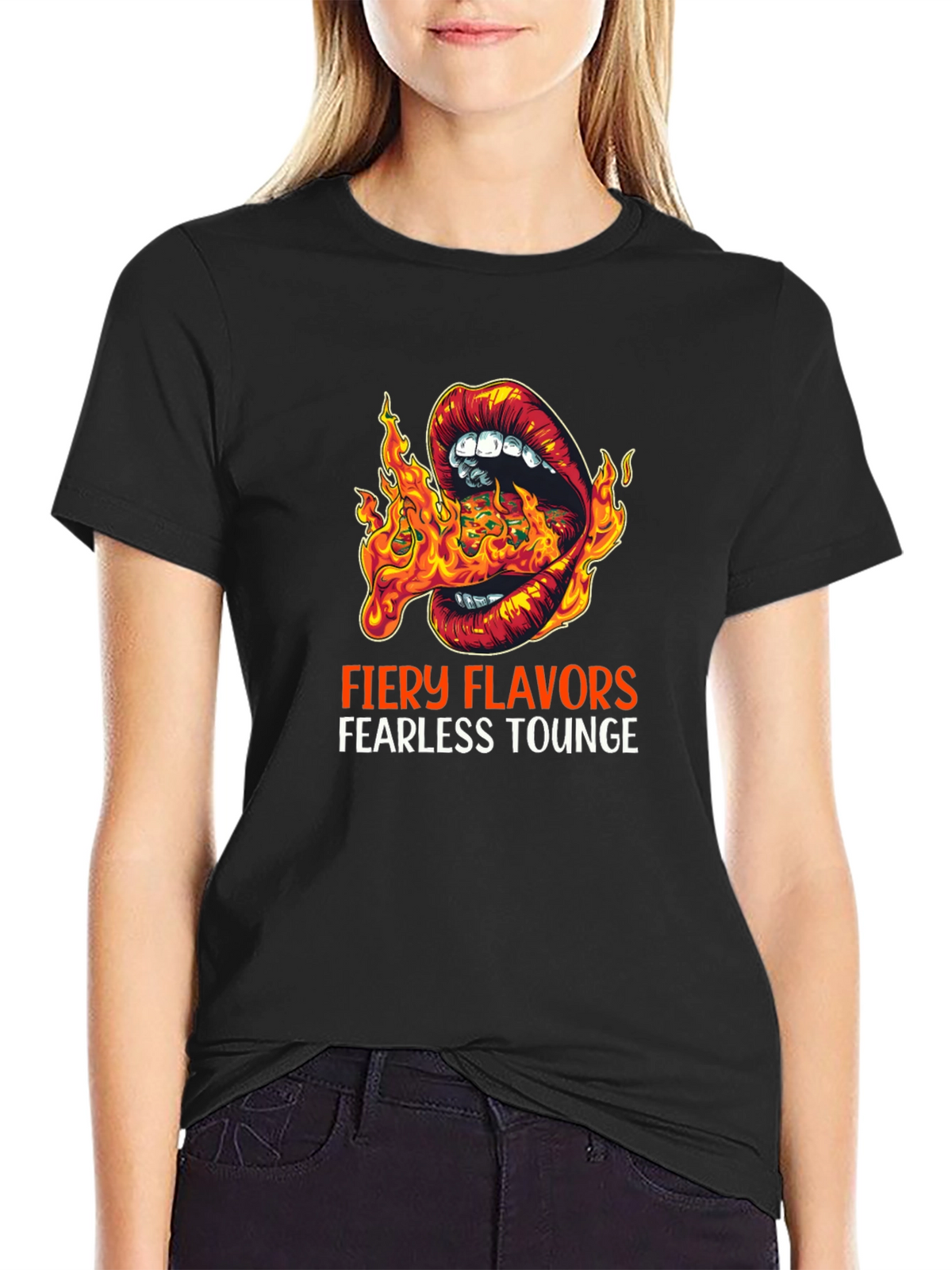 Fiery Flavors Graphic T-Shirt