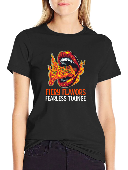 Fiery Flavors Graphic T-Shirt