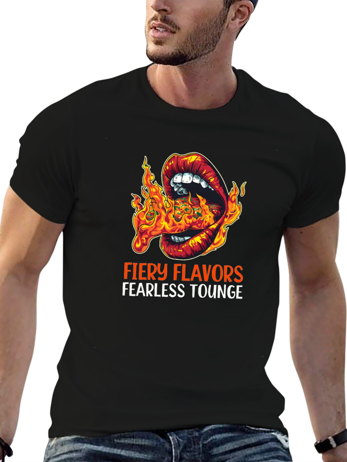Fiery Flavors Graphic T-Shirt