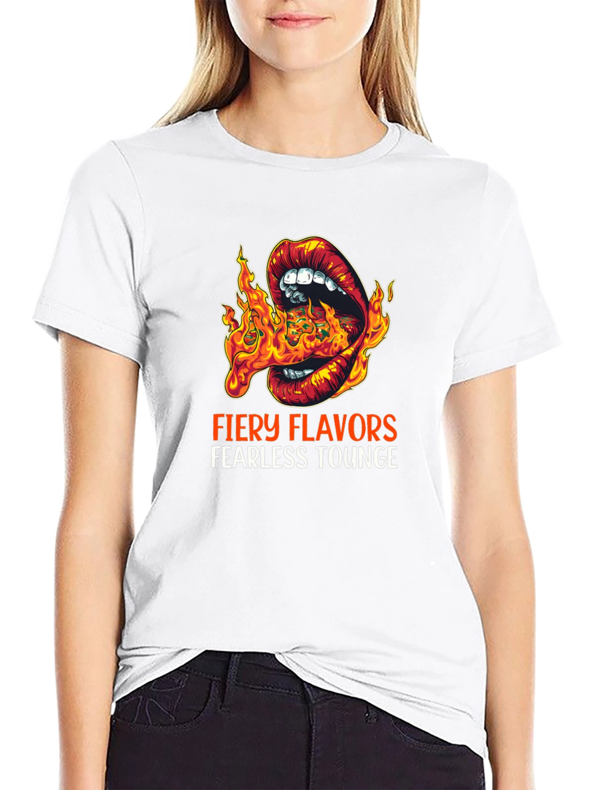 Fiery Flavors Graphic T-Shirt