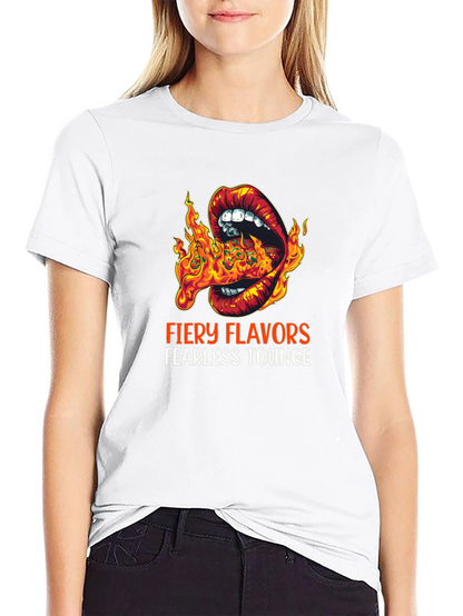 Fiery Flavors Graphic T-Shirt