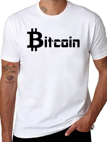 Bitcoin Black T-Shirt Crypto Currency Tee