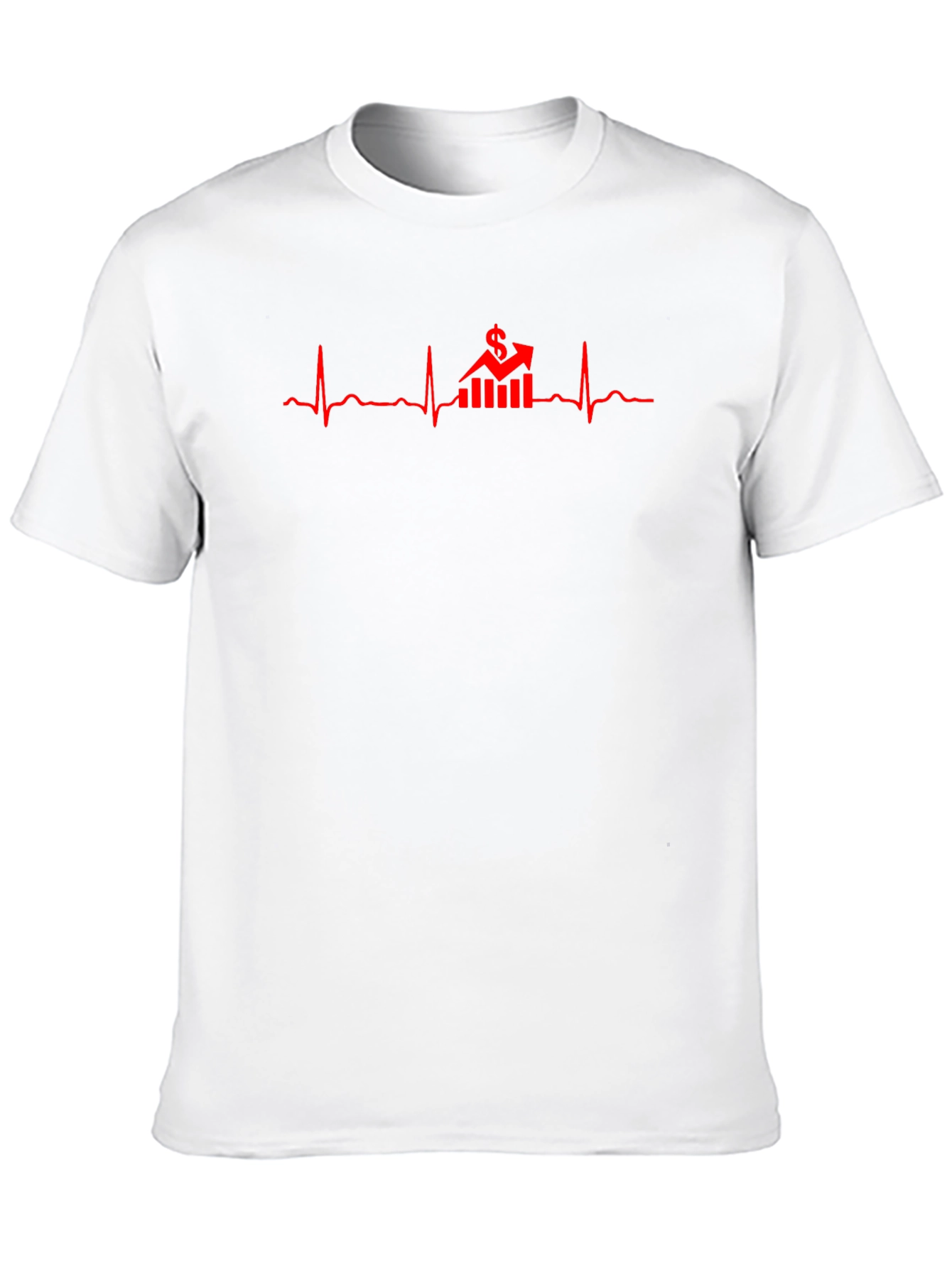 Money Heartbeat T-Shirt - Black