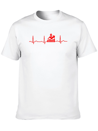 Money Heartbeat T-Shirt - Black
