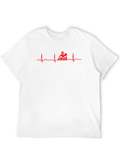 Money Heartbeat T-Shirt - Black