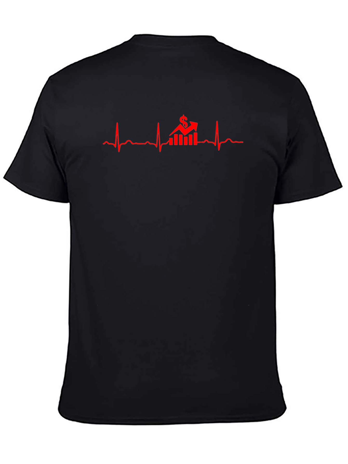 Money Heartbeat T-Shirt - Black