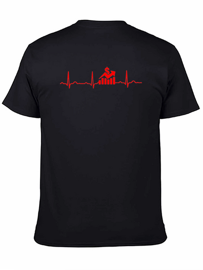 Money Heartbeat T-Shirt - Black