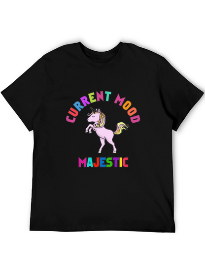 Majestic Unicorn Current Mood T-Shirt