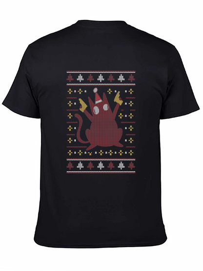 Festive Cat Christmas T-Shirt
