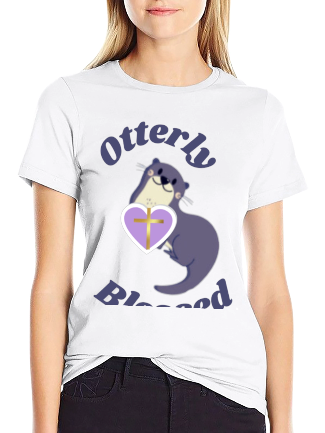 Otterly Blessed T-Shirt Christian Tee