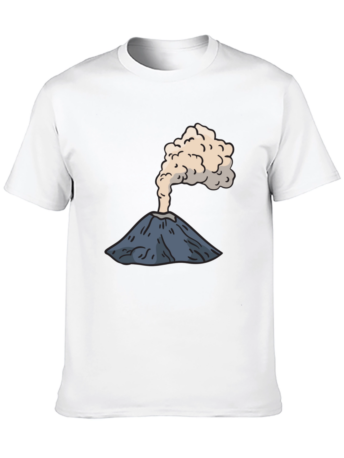 Volcano Graphic Tee - Erupting Style Soft Cotton