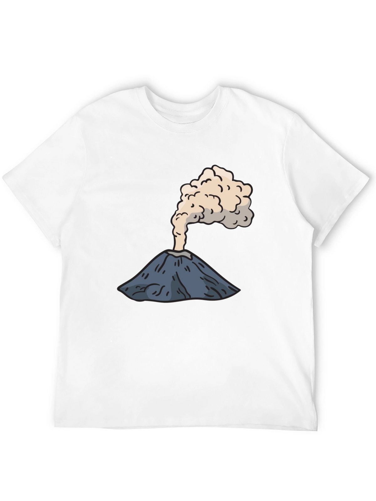 Volcano Graphic Tee - Erupting Style Soft Cotton