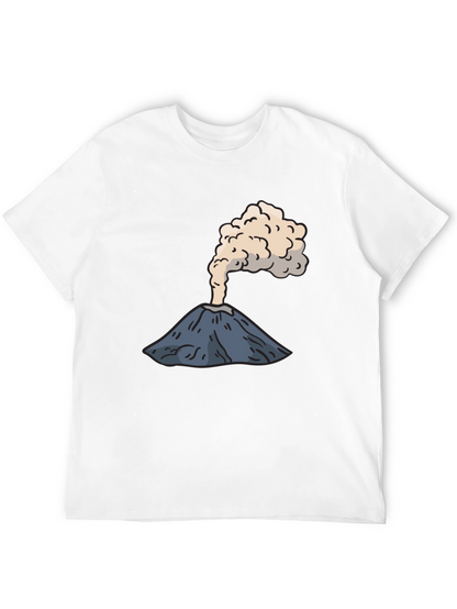 Volcano Graphic Tee - Erupting Style Soft Cotton