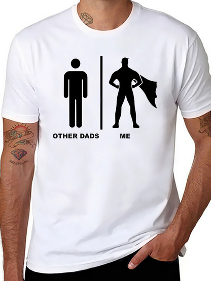 Super Dad T-Shirt Funny Fathers Day Tee