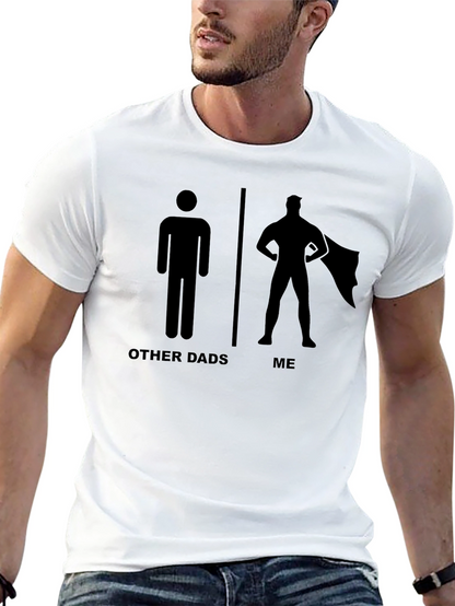 Super Dad T-Shirt Funny Fathers Day Tee