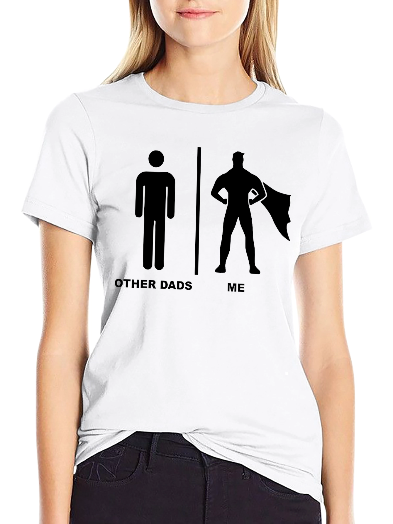 Super Dad T-Shirt Funny Fathers Day Tee
