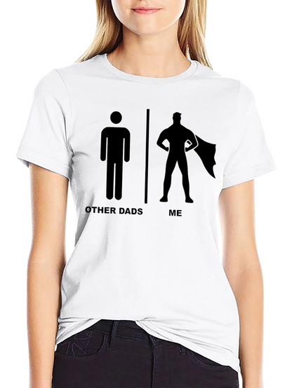Super Dad T-Shirt Funny Fathers Day Tee
