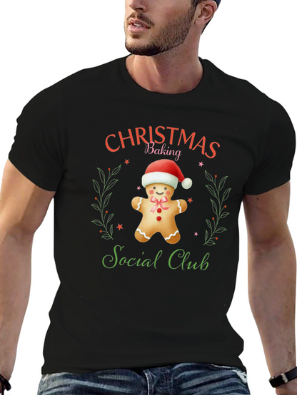 Christmas Baking Social Club T-Shirt