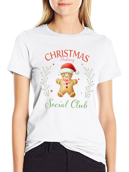 Christmas Baking Social Club T-Shirt