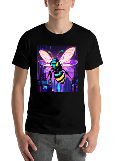 Cyberpunk Bee T-Shirt - Black