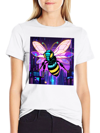 Cyberpunk Bee T-Shirt - Black