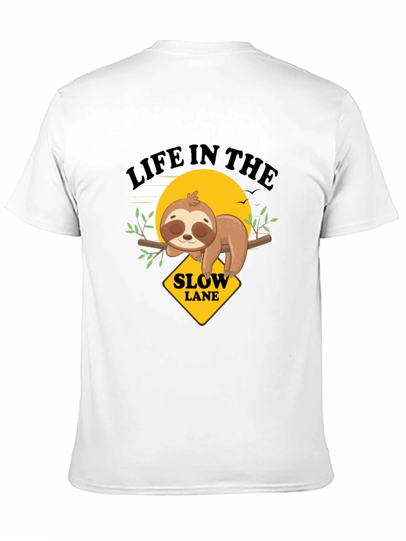 Slow Lane Sloth Graphic Tee