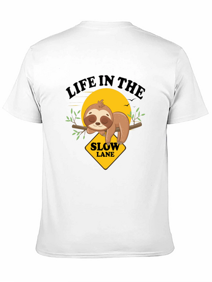 Slow Lane Sloth Graphic Tee