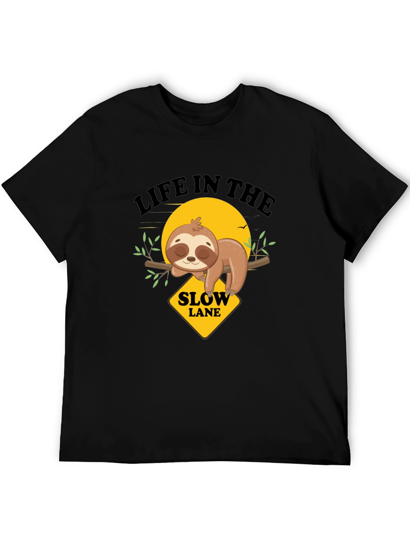 Slow Lane Sloth Graphic Tee
