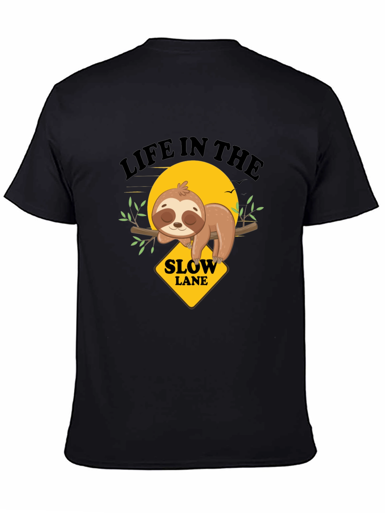 Slow Lane Sloth Graphic Tee