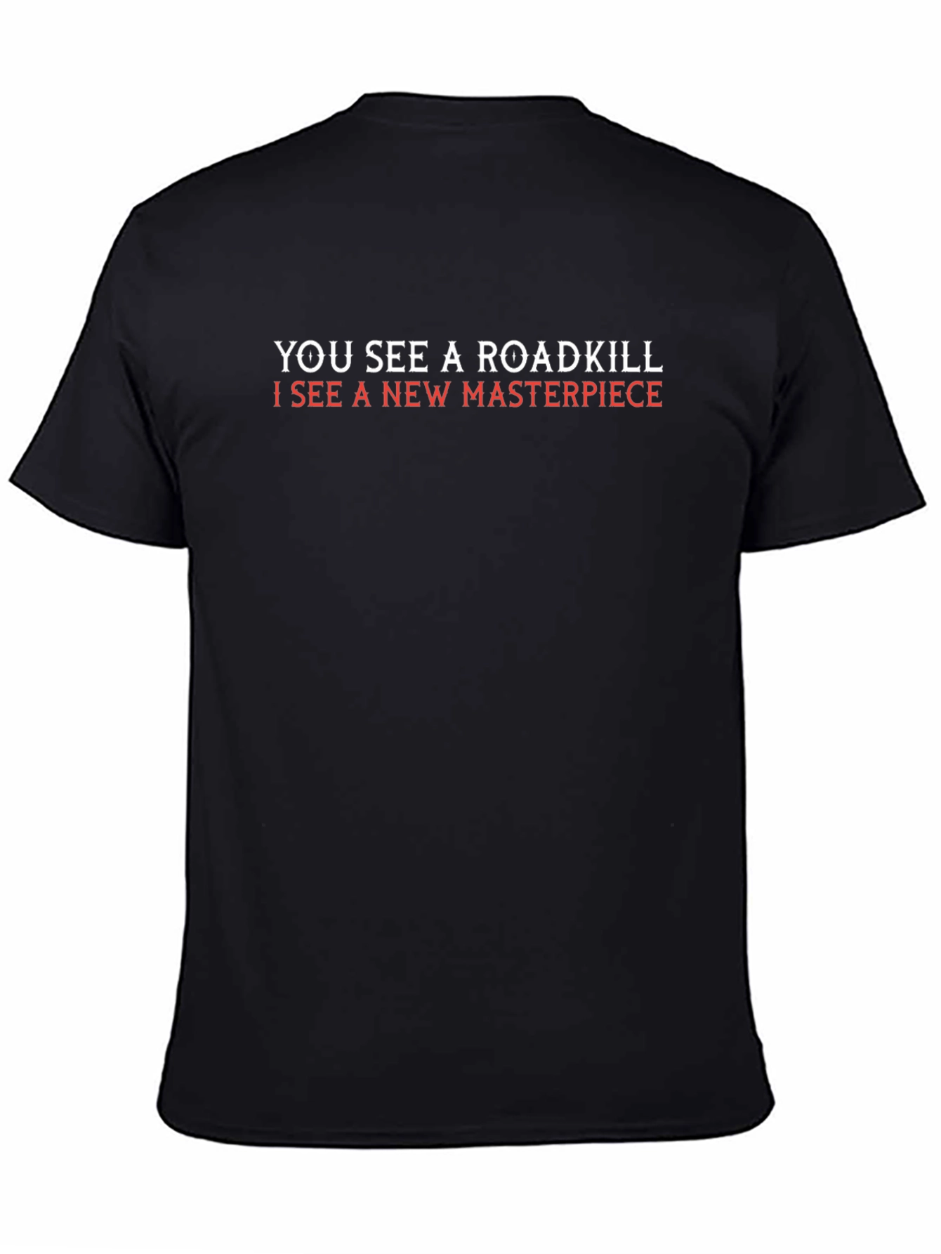 Roadkill Masterpiece Graphic Tee - Quirky Art T-Shirt