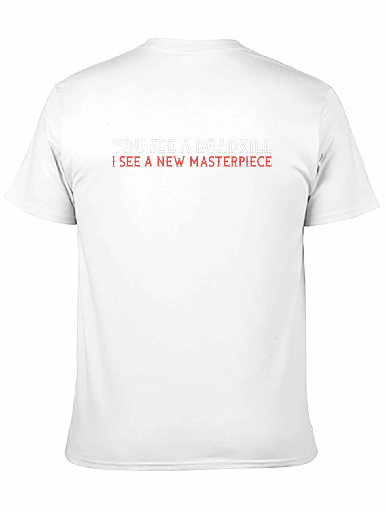 Roadkill Masterpiece Graphic Tee - Quirky Art T-Shirt