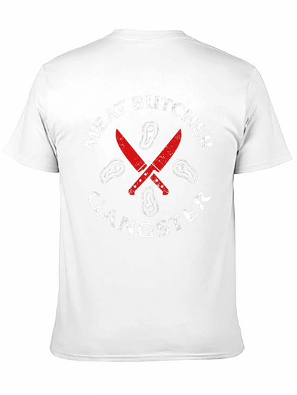 Meat Butcher Gangster Graphic T-Shirt