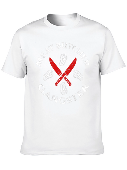 Meat Butcher Gangster Graphic T-Shirt