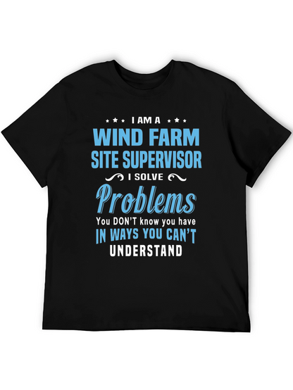 Wind Farm Site Supervisor T-Shirt