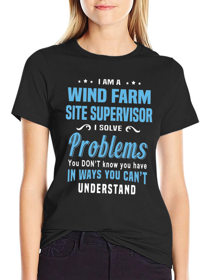 Wind Farm Site Supervisor T-Shirt